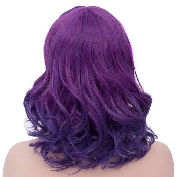 ?ILLIANA 14” PURPLE OMBRÉ BANG Wig *NWT*? - ilac.rochib.com display picture 3